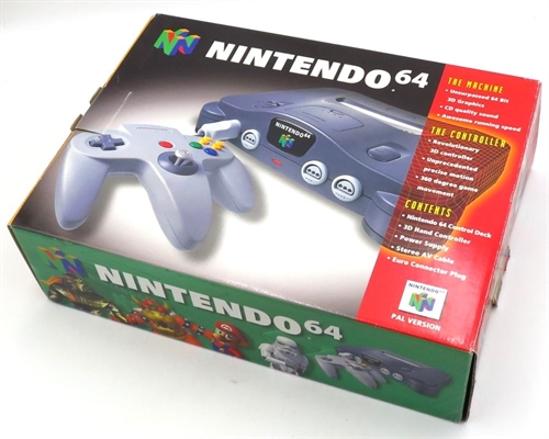 Nintendo 64 Mario Pak - Original Kasse - Konsol - SNR NUP15297761 (B Grade) (Genbrug)